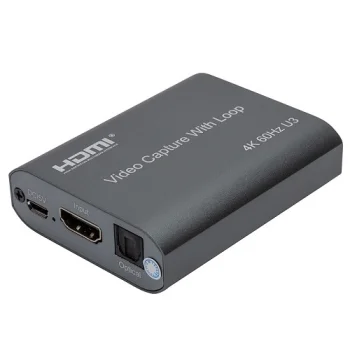 HDMI video uztveršanas karte ar Loop USB 3.0 4K 60Hz