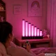 LED RGB galda lampa ar Music Sync un pulti 24x24 cm