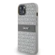 DKNY iPhone 15 / 14 / 13 Case Mono Stripe & Metal Logo, Beige
