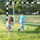 Neo-Sport NS-465 futbola vārti 300x200x120 cm, melni-balti