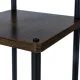 Ruhhy 5 līmeņu puķu statīvs 107 cm, melns/koks