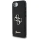 Guess Fixed Glitter Big 4G vāciņš priekš iPhone 16e, melns