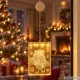 Светодиодное новогоднее украшение на окно Колокольчики 6 LED