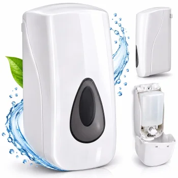 Seinale kinnitatav vedelseebidosaator 900 ml, valge