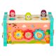 Bibi-inn 8-in-1 Baby Activity Cube with Hammer and Fishing Game, Blue