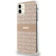 Чехол DKNY для iPhone 11 / Xr IML Mono & Stripe MagSafe, розовый