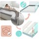 Nukido Toddler Bed Rail Guard for Kids 200 cm, Gray