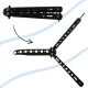 Tuplais Saliekams Nerūsējošā Tērauda Kabatas Taktiskais Nazis Balisong | Stainless Steel Tactical Folding...
