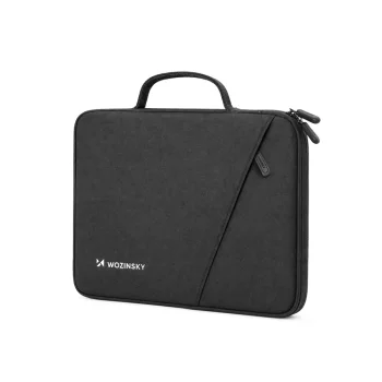 Сумка для ноутбука 10-11" Wozinsky WTNP-11B с выдвижной ручкой, черная