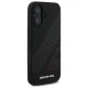 Mercedes AMG iPhone 16 Case Checkered Flag Pattern MagSafe, Black