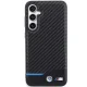 BMW Samsung Galaxy S23 FE vāciņš Leather Carbon, melns