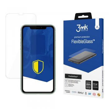 3MK Apple iPhone 11 Lokāms Aizsargstikls Telefonam | Flexiable Tempered Glass Screen Protector