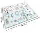 Izglītojošs sarullējams bērnu putu paklājs Nukido NK-342 | Kids Roll-up Foam Mat