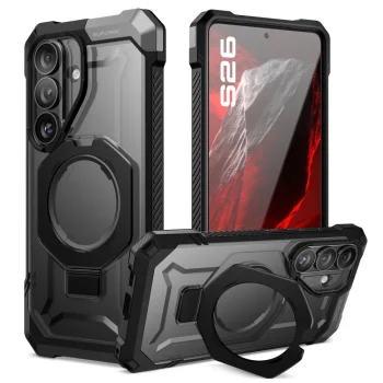 Supcase UB Grip Mag MagSafe vāciņš Samsung Galaxy S26, melns