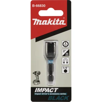 Makita B-66830 8 mm Magnetic Socket Wrench, 1/4", 50 mm