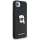 Karl Lagerfeld Monogram Karl Head Pin vāciņš iPhone 16e, melns