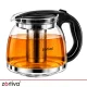Заварочный чайник с ситечком Zortiva 2L, стеклянный кувшин