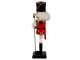 Wooden Nutcracker Christmas Decorative Figurine, 35 cm