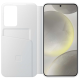 Samsung Galaxy S24+ atverams vāciņš maciņš grāmatiņa Smart View Wallet, balts