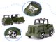 Set of Toy Soldiers Military Equipment Weapons in a Suitcase, 307 pcs.