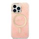 Apple iPhone 13 Pro 6.1\'\' Guess 4G Print MagSafe Case Cover (GUBPP13LH4EACSP) + Charger, Pink | Telefona Maciņš...