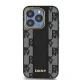 Dkny iPhone 15 Pro Max Case Leather Checkered Mono MagSafe, Black