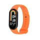 Силиконовый ремешок Telcon для Xiaomi Mi Band 8 / M8, оранжевый