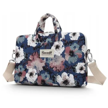 Сумка для ноутбука Canvaslife Briefcase 15-16'', Navy Blue and White