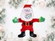 Dancing and Singing Santa Claus, Christmas Window Decoration, 30 cm