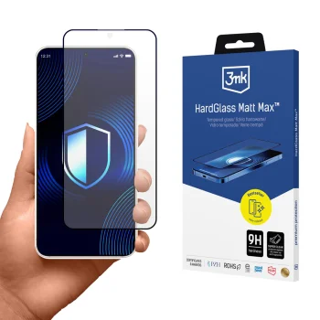 3mk HardGlass Matt Max rūdītais stikls Samsung Galaxy S25 Edge