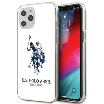 Apple iPhone 12 Pro Max 6.7'' US Polo Shiny Big Logo Case Cover (USHCP12LTPUHRWH), White | Чехол Кейс...