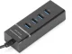 4-портовый разветвитель USB 3.0, черный