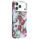 Guess Blossom Roses Print MagSafe vāciņš iPhone 18 Pro / 17 Pro, zils