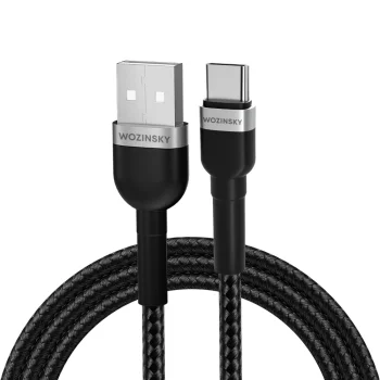 Кабель Wozinsky WNBAC1 USB-A на USB-C 2.4A 1 м черный