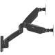 Настенное крепление для двух мониторов Maclean MC-988, 17-32\", 2x 9 кг,...
