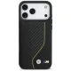 BMW iPhone 17 Pro Max Case M Carbon Line & Logo MagSafe, Black/Yellow