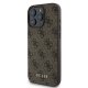 Guess 4G Classic Case for iPhone 16 Pro - Brown