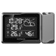 Метеостанция Kienzle 14998 с проекцией, черная