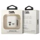 Karl Lagerfeld Silicone Karl & Choupette Case for AirPods 1 / 2, White
