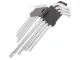Sešstūra un Torx atslēgu komplekts 1.5-10 mm, T10-T50, 9 gab.