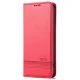 Apple iPhone 14 6.1\'\' AZNS Leather Stand Case Cover with Card Slots, Red | Telefona Maciņš Vāciņš Apvalks...