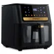 Karstā gaisa fritēze Berdsen BD-655 6.5 L 1700 W ar cepampapīru, melna