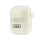 Чехол Audi IML Geometric Pattern для AirPods 1 / 2, White