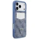 Guess 4G nauble Card Triange vāciņš iPhone 18 Pro Max / 17 Pro Max, zils