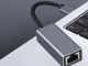 Сетевой адаптер USB-A на RJ45 Ethernet 100 Мбит/с, Серый