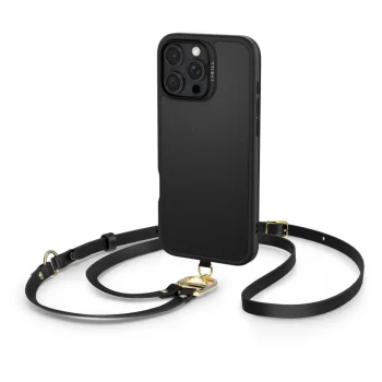 Spigen Cyrill Classic Charm Magsafe Case for iPhone 16 Pro Max with Strap, Black