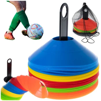 Training Cones Set 50 pcs with Stand