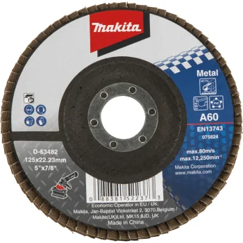 Lapiņu slīpdisks Makita D-63482 125 mm A60