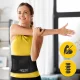 Неопреновый пояс для похудения с карманом 4FIZJO S/M, черный