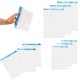 Roll-up Vacuum Storage Bags for Clothes, 9 pcs, 3 Sizes